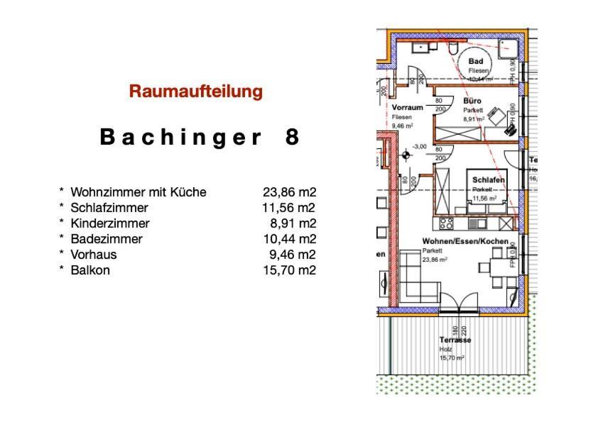 דירות מונדסי Haus Bachinger מראה חיצוני תמונה
